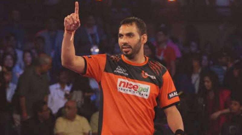 In season 2 of the Pro Kabaddi League, Anup captained U Mumba and led the team to victory. (Photo: Twitter / Pro Kabaddi) In season 2 of the Pro Kabaddi League, Anup captained U Mumba and led the team to victory. (Photo: Twitter / Pro Kabaddi)