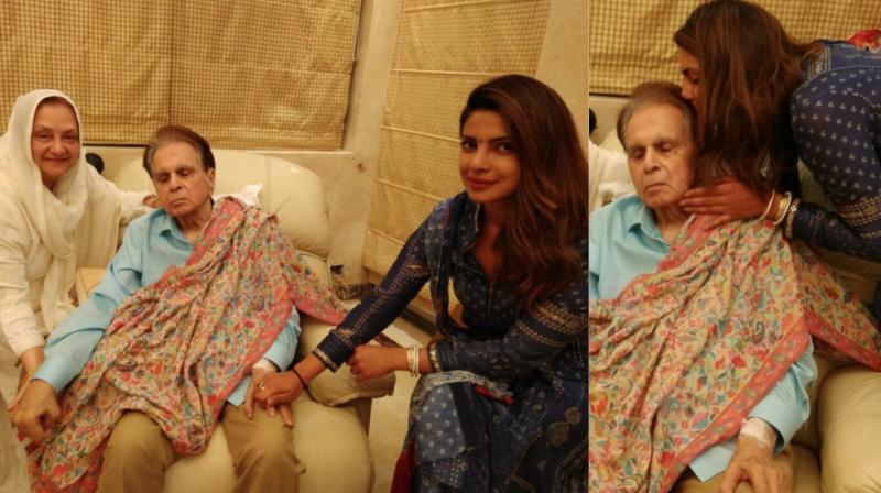 The pictures shared by Dilip Kumar's official account. The pictures shared by Dilip Kumar's official account.