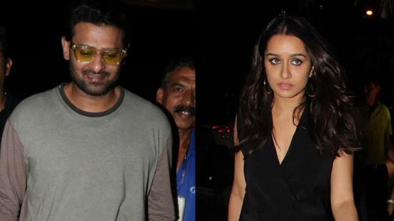 Shraddha Kapoor and Prabhas. Shraddha Kapoor and Prabhas.