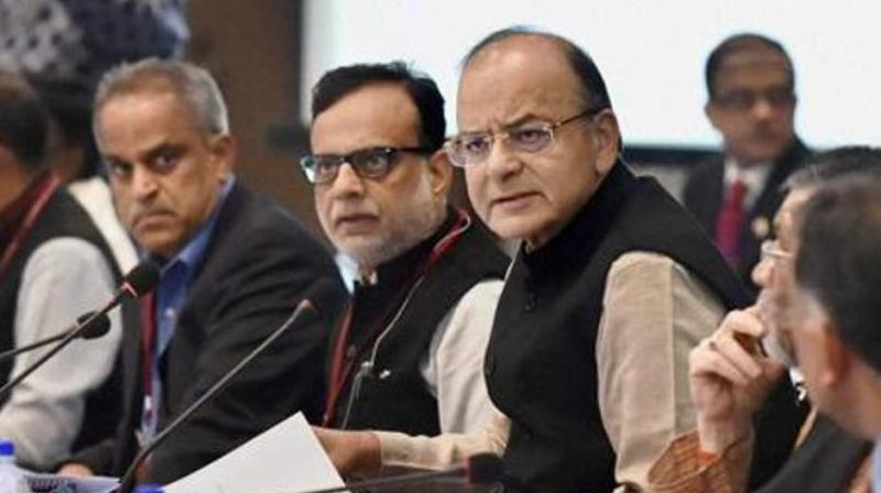 The GST Council at its 22nd meet reached a consensus on increasing composition threshold on companies with a turnover of up to Rs 1 crore. Photo: PTI The GST Council at its 22nd meet reached a consensus on increasing composition threshold on companies with a turnover of up to Rs 1 crore. Photo: PTI