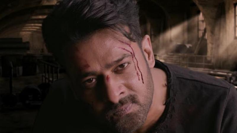 Prabhas in a still from 'Saaho' teaser. Prabhas in a still from 'Saaho' teaser.