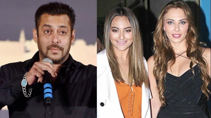 Salman Khan, Iulia Vantur and Sonakshi Sinha. Salman Khan, Iulia Vantur and Sonakshi Sinha.