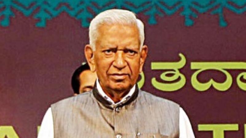 Karnataka Governor Vajubhai Rudabhai Vala: (Photo: File) Karnataka Governor Vajubhai Rudabhai Vala: (Photo: File)