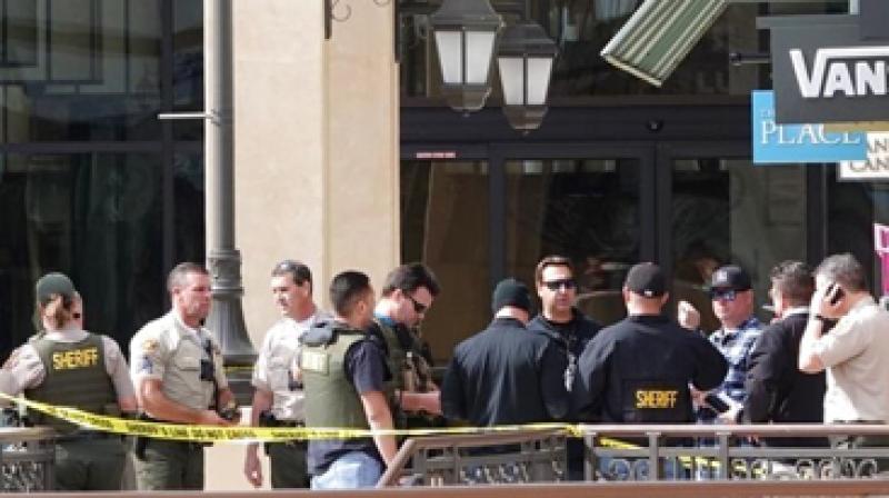 He was in critical condition. The man went to a store at The Oaks mall in the city of Thousand Oaks had an argument with the 30-year-old victim before shooting her, Ventura County sheriff's Sergeant Eric Buschow said. (Photo: AP/ Representational) He was in critical condition. The man went to a store at The Oaks mall in the city of Thousand Oaks had an argument with the 30-year-old victim before shooting her, Ventura County sheriff's Sergeant Eric Buschow said. (Photo: AP/ Representational)