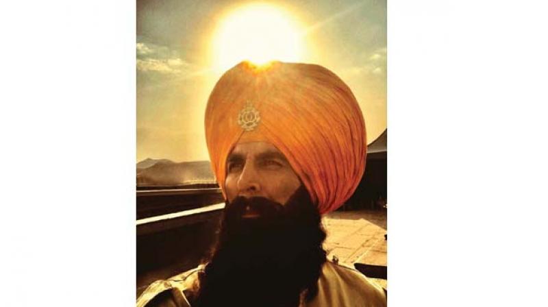 Akshay Kumar’s look in Kesari —Twitter Akshay Kumar’s look in Kesari —Twitter