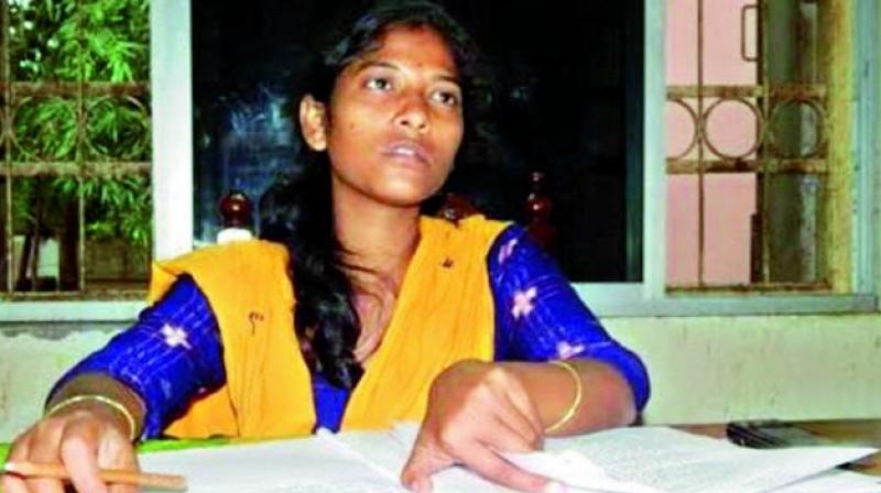 A file photo of Itishree Pradhan, the teacher who was set on fire in 2013. A file photo of Itishree Pradhan, the teacher who was set on fire in 2013.