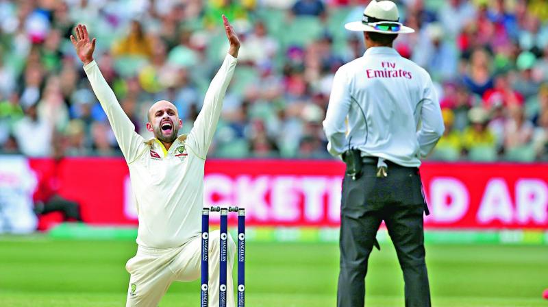 Nathan Lyon backed up his words with five wickets at the Gabba and an inspired piece of fielding to run out England number three James Vince. Nathan Lyon backed up his words with five wickets at the Gabba and an inspired piece of fielding to run out England number three James Vince.
