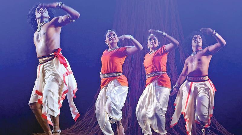 A Natyadarshan performance at Bharatiya Vidya Bhavan in the city on Friday. (Photo: DC) A Natyadarshan performance at Bharatiya Vidya Bhavan in the city on Friday. (Photo: DC)