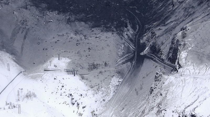 Volcanic ashes cover the slopes of a ski resort in Kusatsu, Gunma prefecture, central Japan, after Mount Kusatsu-Shirane erupted. (Photo: AP) Volcanic ashes cover the slopes of a ski resort in Kusatsu, Gunma prefecture, central Japan, after Mount Kusatsu-Shirane erupted. (Photo: AP)