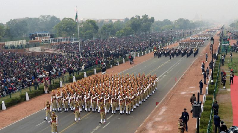 Elaborate traffic arrangements have been made and restrictions have been put in place in Delhi to ensure smooth conduct of parade. (Photo: PTI) Elaborate traffic arrangements have been made and restrictions have been put in place in Delhi to ensure smooth conduct of parade. (Photo: PTI)