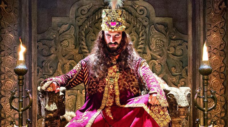Ranveer Singh has not only received incredible acclaim for his portrayal of the merciless Alauddin Khilji but he has also delivered outstanding box office collections as he recorded his first ever 300 crore blockbuster. (Photo: File) Ranveer Singh has not only received incredible acclaim for his portrayal of the merciless Alauddin Khilji but he has also delivered outstanding box office collections as he recorded his first ever 300 crore blockbuster. (Photo: File)