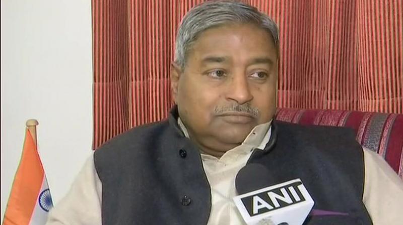 Commenting further, Vinay Katiyar said that there should be a bill that punishes those who do not respect Vande Matram and insult the national flag. (Photo: ANI) Commenting further, Vinay Katiyar said that there should be a bill that punishes those who do not respect Vande Matram and insult the national flag. (Photo: ANI)