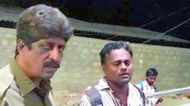 A. Raju, who was caught redhanded while eve-teasing. A. Raju, who was caught redhanded while eve-teasing.
