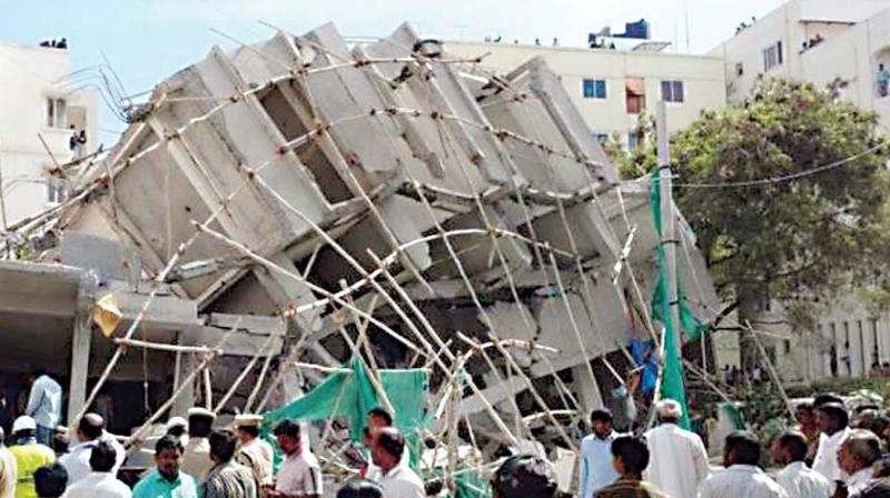 2 killed in under-construction building collapse