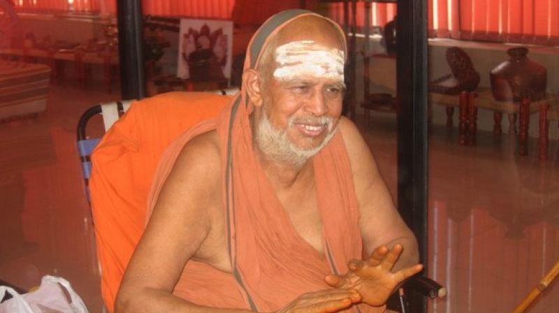 Jayendra Saraswathi shankaracharya was the 69th Shankaracharya Guru and head or pontiff of the Kanchi Kamakoti Peetham. (Photo: ANI) Jayendra Saraswathi shankaracharya was the 69th Shankaracharya Guru and head or pontiff of the Kanchi Kamakoti Peetham. (Photo: ANI)