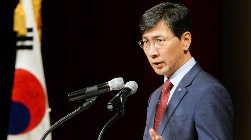 Ahn Hee-jung, who came second to current President Moon Jae-in in the contest for the Democratic Party's presidential nomination in 2017, is the most prominent figure to face abuse allegations during a swirling #MeToo movement. (Photo: AFP) Ahn Hee-jung, who came second to current President Moon Jae-in in the contest for the Democratic Party's presidential nomination in 2017, is the most prominent figure to face abuse allegations during a swirling #MeToo movement. (Photo: AFP)