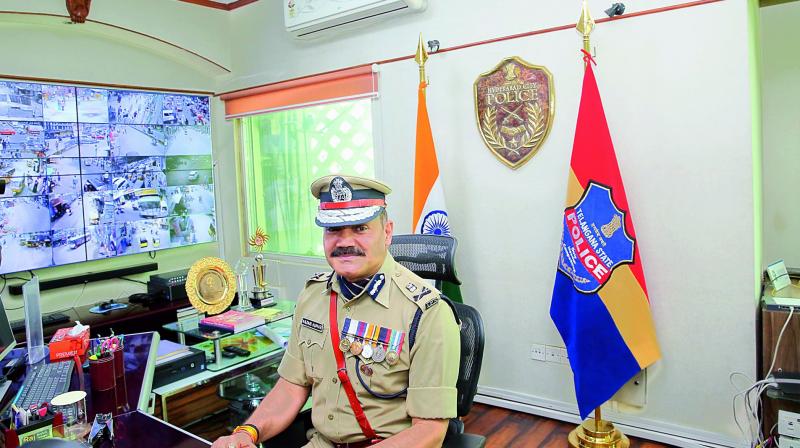 Anjani Kumar, on the first day in office as CP. (Photo:DC) Anjani Kumar, on the first day in office as CP. (Photo:DC)