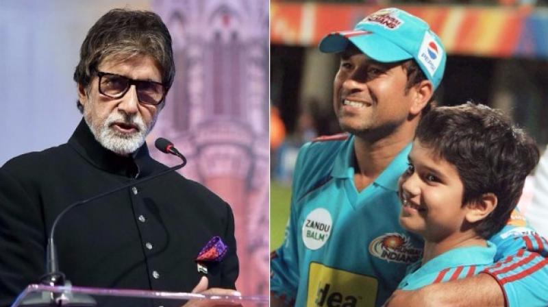 On the occasion of Bachchan’s 75th birthday, Tendulkar shared an embarrassing incident between the two, which involved his son, Arjun. (Photo: PTI) On the occasion of Bachchan’s 75th birthday, Tendulkar shared an embarrassing incident between the two, which involved his son, Arjun. (Photo: PTI)