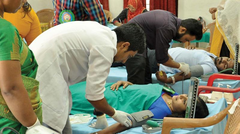 The government blood banks in Medical College Kozhikode and Women and Children Hospital, General Hospital as well as private blood banks get their services. The government blood banks in Medical College Kozhikode and Women and Children Hospital, General Hospital as well as private blood banks get their services.