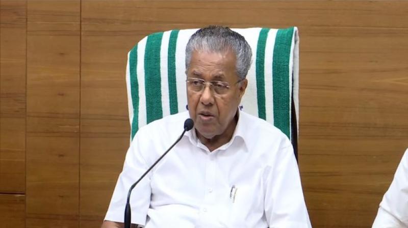 Vijayan also informed the media that the state administration has set up as many as 1551 relief camps across the state and around 20,000 to 30,000 people have been shifted to these camps. (Photo: ANI) Vijayan also informed the media that the state administration has set up as many as 1551 relief camps across the state and around 20,000 to 30,000 people have been shifted to these camps. (Photo: ANI)