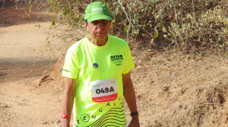 BS Srikanth at the Oxfam Trailwalker. (Photo: File) BS Srikanth at the Oxfam Trailwalker. (Photo: File)