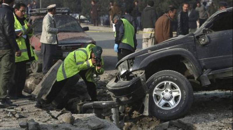 A roadside bomb struck their vehicle in the country's south-western Mastung district. (Photo: AP/Representational) A roadside bomb struck their vehicle in the country's south-western Mastung district. (Photo: AP/Representational)