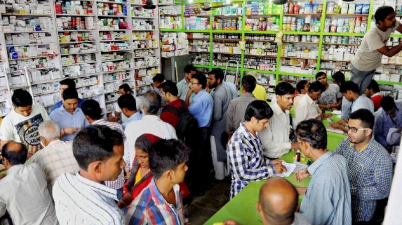 10 pharmacies not entering details of patients in the Covid-19 Pharma AP. (Representational Photo: PTI)