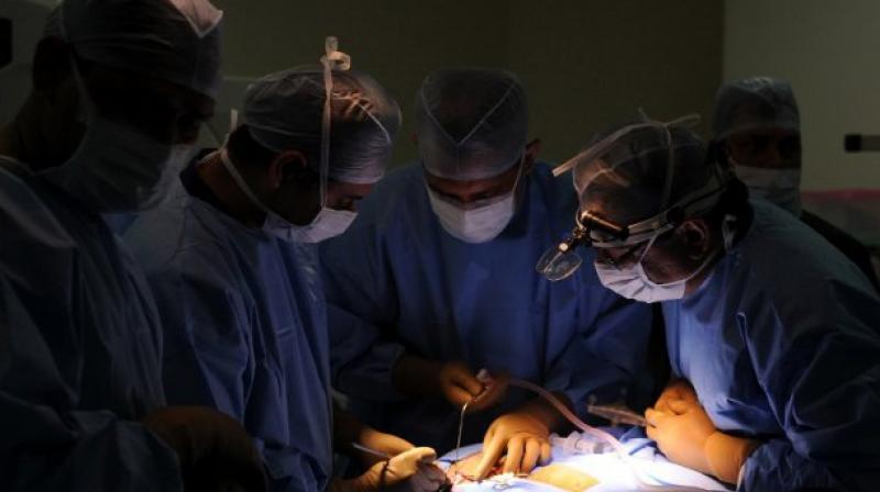The rare surgery lasted nearly five hours (Photo: AFP) The rare surgery lasted nearly five hours (Photo: AFP)