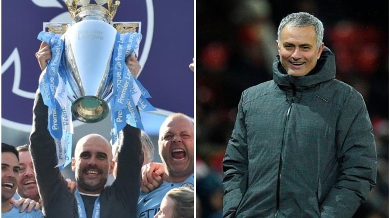 Tottenham Hotspur manager Jose Mourinho has jokingly asked whether Manchester Citys two year ban from UEFA for breaching Financial Fair Play rules, means they will be stripped of their 2018 Premier League title. (Photo:AFP)