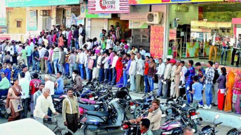 Modi's decision in November to scrap 500- and 1,000-rupee notes - 86 percent of the cash in circulation - sought to crack down on tax dodgers and counterfeiters. Modi's decision in November to scrap 500- and 1,000-rupee notes - 86 percent of the cash in circulation - sought to crack down on tax dodgers and counterfeiters.