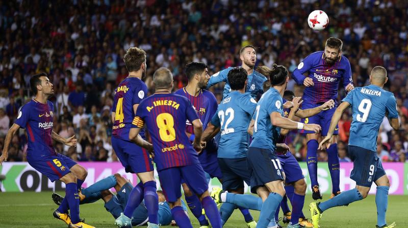 Barca said on Friday that their shirt tribute was for the victims of the attacks in Barcelona and Cambrils. (Photo:AP) Barca said on Friday that their shirt tribute was for the victims of the attacks in Barcelona and Cambrils. (Photo:AP)