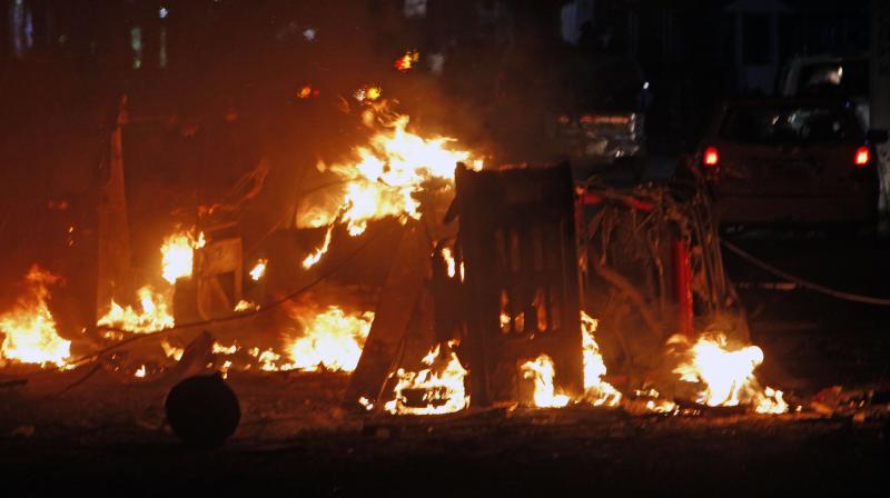 Two witnesses said the blast ripped off part of the roof of Omar's house. (Photo:AP) Two witnesses said the blast ripped off part of the roof of Omar's house. (Photo:AP)