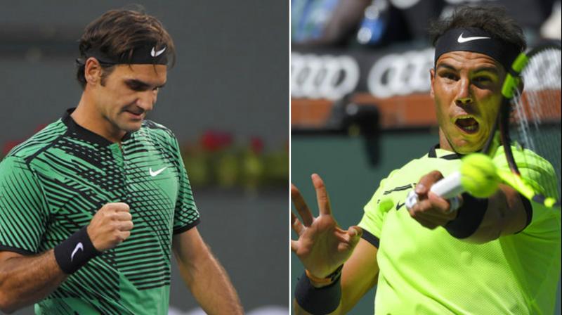 Roger Federer defeated Rafael Nadal in the Australian Open final in January for his record 18th Grand Slam title. (Photo: AP) Roger Federer defeated Rafael Nadal in the Australian Open final in January for his record 18th Grand Slam title. (Photo: AP)