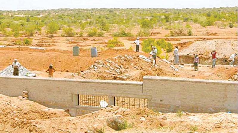 An 8 ft tall compound wall has been built over 20 kms around the DRDO campus, which will also have a watchtower every 2 kms. An 8 ft tall compound wall has been built over 20 kms around the DRDO campus, which will also have a watchtower every 2 kms.