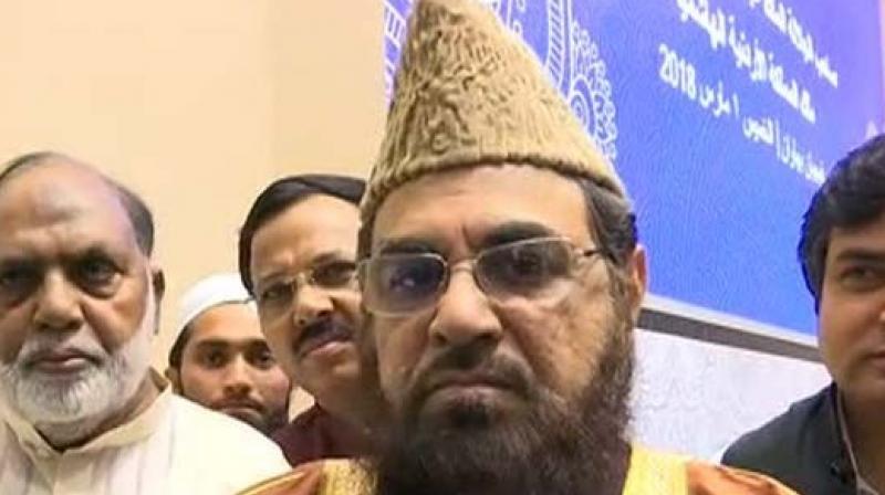 Muslim cleric Sayeed Mufti Mukarram pitched for the unity between Hindus and Muslims and urged people to respect every religion. (Photo: ANI) Muslim cleric Sayeed Mufti Mukarram pitched for the unity between Hindus and Muslims and urged people to respect every religion. (Photo: ANI)
