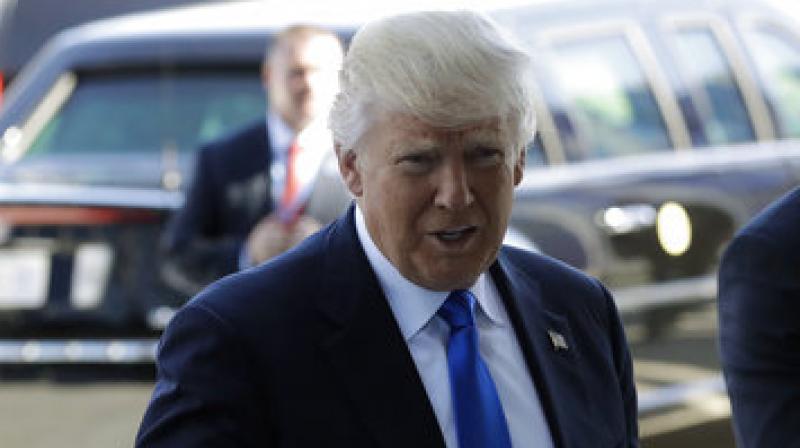 Trump and German Chancellor Angela Merkel are scheduled to meet on Friday at the G7 summit in Taormina, Italy. (Photo: AP) Trump and German Chancellor Angela Merkel are scheduled to meet on Friday at the G7 summit in Taormina, Italy. (Photo: AP)