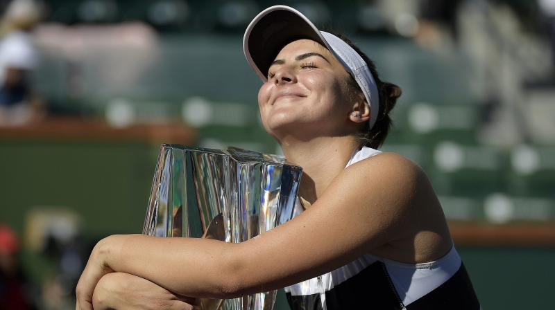 The 18-year-old dropped her racket and fell on her back when Kerber hit a backhand into the net on match point to deliver the tournament wildcard the victory. (Photo: AP/PTI) The 18-year-old dropped her racket and fell on her back when Kerber hit a backhand into the net on match point to deliver the tournament wildcard the victory. (Photo: AP/PTI)