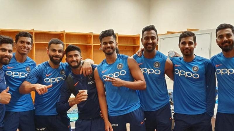 Indian captain Virat Kohli and his teammates have landed in the US for the two T20Is that are scheduled to be played in Florida, United States. (Photo:Twitter) Indian captain Virat Kohli and his teammates have landed in the US for the two T20Is that are scheduled to be played in Florida, United States. (Photo:Twitter)