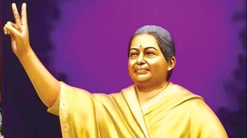 Former Chief Minister J. Jayalalithaa Former Chief Minister J. Jayalalithaa