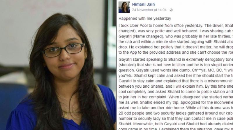 She also accompanied them to the police station to make sure the driver got justice (Photo: Facebook) She also accompanied them to the police station to make sure the driver got justice (Photo: Facebook)