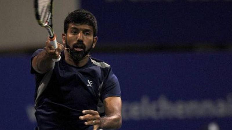 Rohan Bopanna began his partnership with Edouard Roger-Vasselin with consecutive straight sets win in a single day to reach the semifinals of the Sydney International, here on Wednesday.(Photo: PTI) Rohan Bopanna began his partnership with Edouard Roger-Vasselin with consecutive straight sets win in a single day to reach the semifinals of the Sydney International, here on Wednesday.(Photo: PTI)