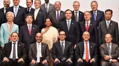 Nirmala Sitharaman, Union Minister of Finance & Corporate Affairs participated in G20 Meeting of Finance Ministers and Central Bank Governors. (AFP- FILE PHOTO)