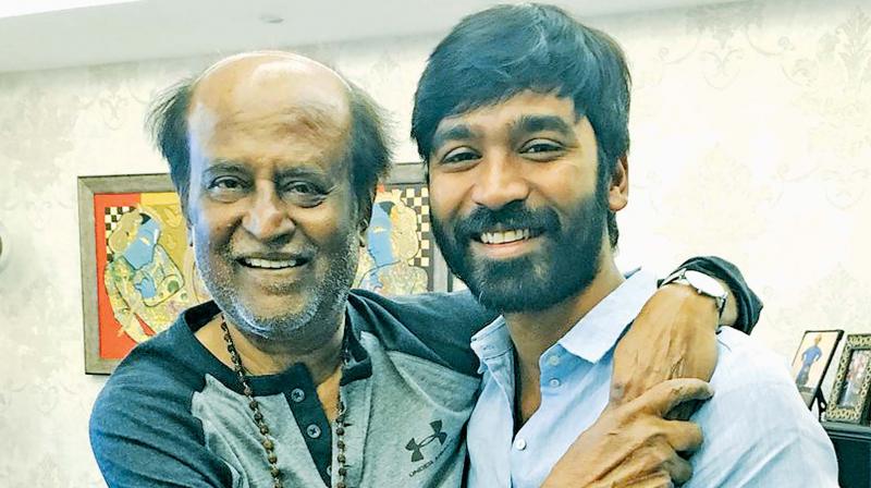 Rajinikanth and Dhanush Rajinikanth and Dhanush