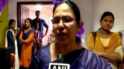 KK Shailaja, Health Minister of Kerala (ANI)