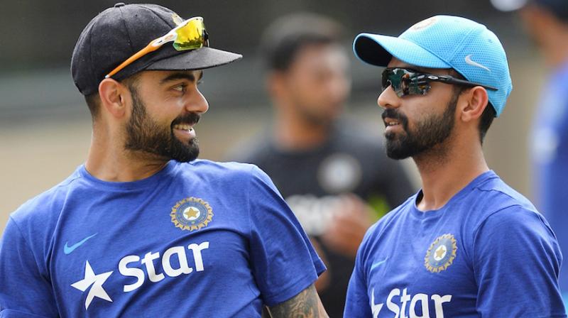 Rahane, who had shouldered deputy captain’s role under Kohli in Tests, was confident that Team India will do very good under the leadership of the Delhi cricketer. (Photo: AFP) Rahane, who had shouldered deputy captain’s role under Kohli in Tests, was confident that Team India will do very good under the leadership of the Delhi cricketer. (Photo: AFP)