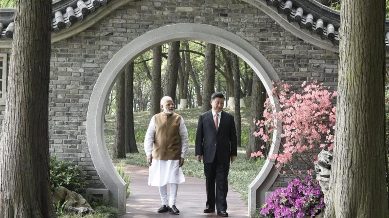 Modi met Xi last week in an unprecedented two-day 'heart-to-heart' summit in the central Chinese city of Wuhan to 'solidify' the India-China relationship after the Doklam standoff in 2017. (Photo: Twitter | @PMOIndia) Modi met Xi last week in an unprecedented two-day 'heart-to-heart' summit in the central Chinese city of Wuhan to 'solidify' the India-China relationship after the Doklam standoff in 2017. (Photo: Twitter | @PMOIndia)