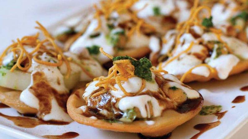 Dahi papdi chaat Dahi papdi chaat