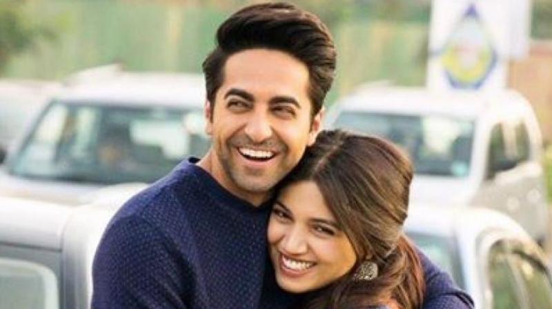 Bhumi Pednekar and Ayushmann Khurrana. Bhumi Pednekar and Ayushmann Khurrana.
