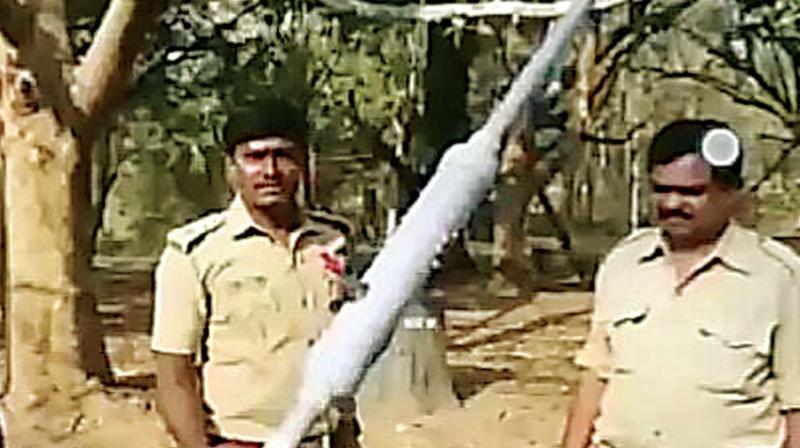 Deputy Range Forest Officer Shivakumar began to work on the gun after noticing a few ginger growers on the border of the park using a modified monkey scare gun to drive the wild animals away. Deputy Range Forest Officer Shivakumar began to work on the gun after noticing a few ginger growers on the border of the park using a modified monkey scare gun to drive the wild animals away.