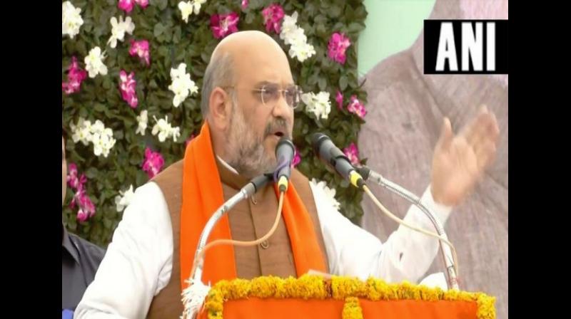BJP president Amit Shah on Monday demanded apology from Samajwadi Party (SP) and its ally Bahujan Samaj Party (BSP) over Azam Khan's derogatory comments against actor and BJP candidate from Rampur constituency Jaya Prada, saying that Khan's remarks were an insult to 'women power'. (Photo: ANI) BJP president Amit Shah on Monday demanded apology from Samajwadi Party (SP) and its ally Bahujan Samaj Party (BSP) over Azam Khan's derogatory comments against actor and BJP candidate from Rampur constituency Jaya Prada, saying that Khan's remarks were an insult to 'women power'. (Photo: ANI)